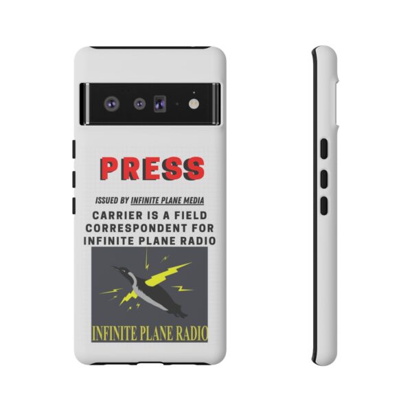 Press Badge Phone Case - Infinite Plane Radio - Image 95