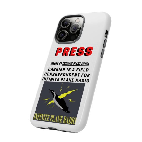 Press Badge Phone Case - Infinite Plane Radio - Image 76