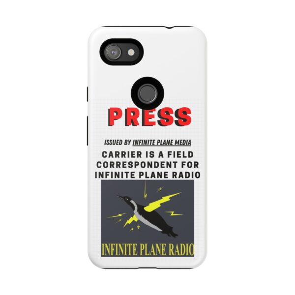 Press Badge Phone Case - Infinite Plane Radio - Image 222