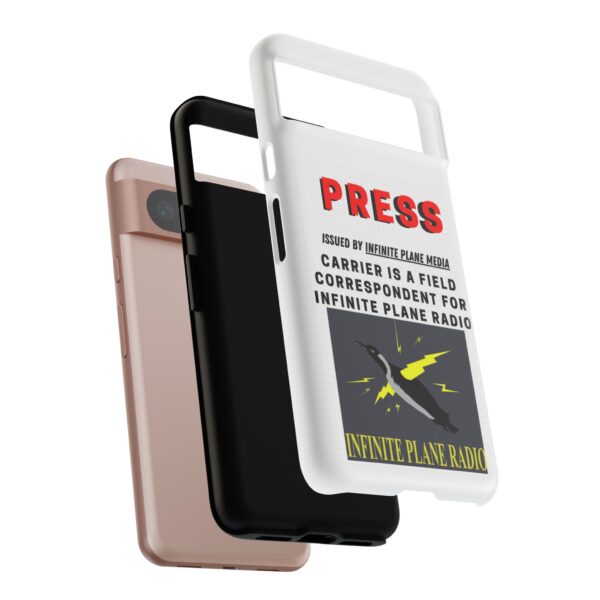 Press Badge Phone Case - Infinite Plane Radio - Image 138