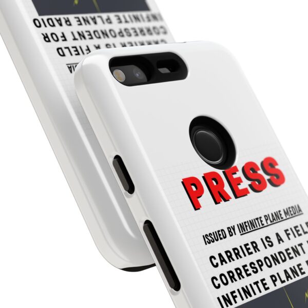 Press Badge Phone Case - Infinite Plane Radio - Image 250