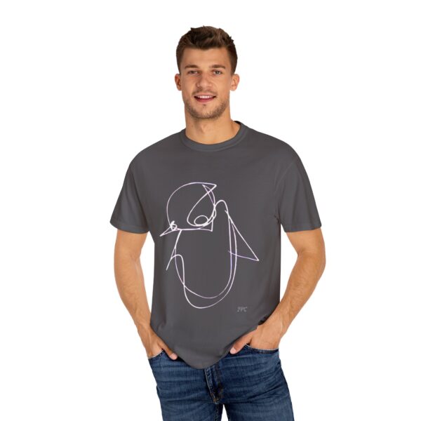 Unicueral Penguin Line Art Unisex T-Shirt - Trendy Graphic Tee for Casual Style - Image 4