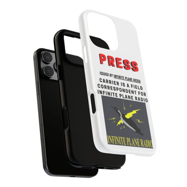 Press Badge Phone Case - Infinite Plane Radio - Image 169