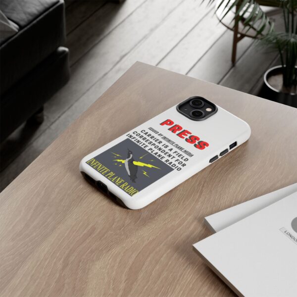 Press Badge Phone Case - Infinite Plane Radio - Image 74