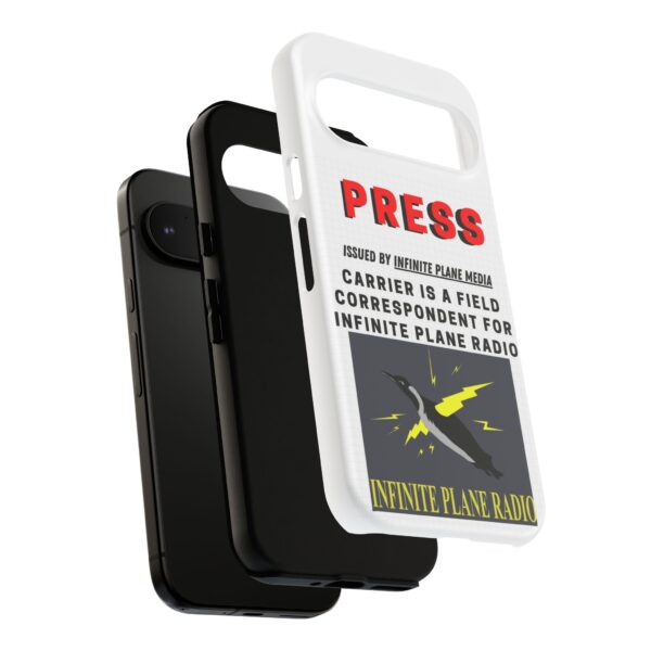 Press Badge Phone Case - Infinite Plane Radio - Image 182