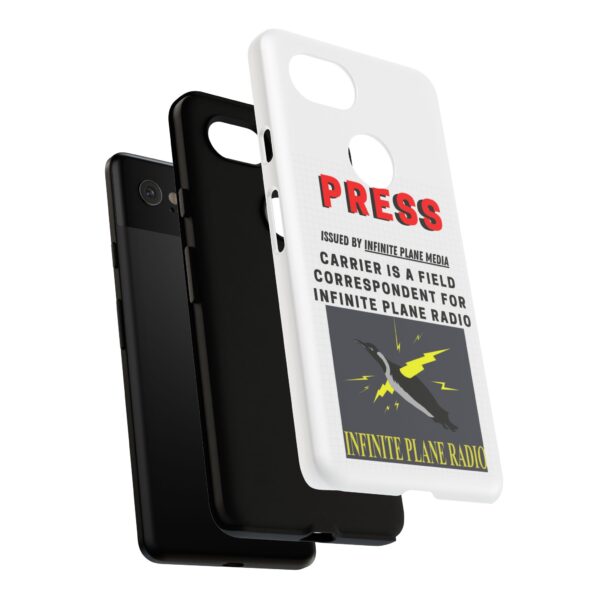 Press Badge Phone Case - Infinite Plane Radio - Image 200