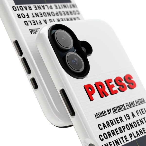 Press Badge Phone Case - Infinite Plane Radio - Image 140