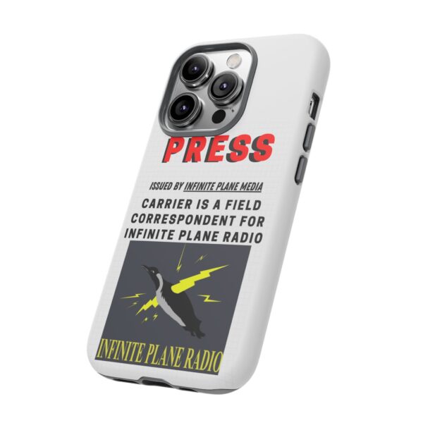 Press Badge Phone Case - Infinite Plane Radio - Image 64