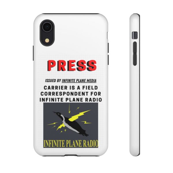 Press Badge Phone Case - Infinite Plane Radio - Image 8