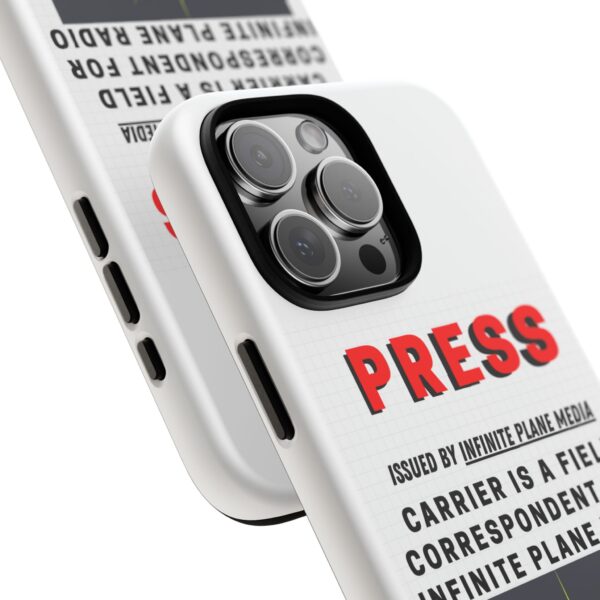 Press Badge Phone Case - Infinite Plane Radio - Image 168