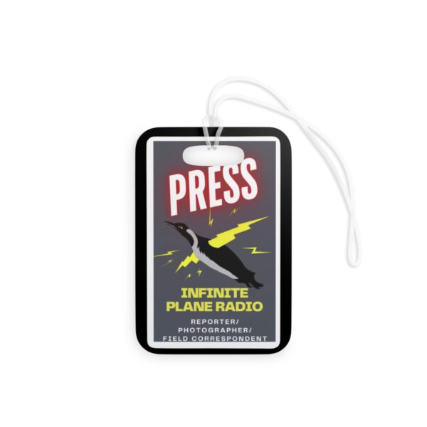 INFINITE PLANE RADIO PRESS PASS - Image 2