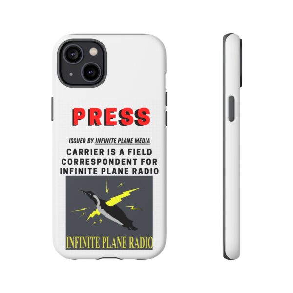 Press Badge Phone Case - Infinite Plane Radio - Image 71