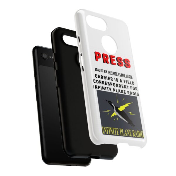Press Badge Phone Case - Infinite Plane Radio - Image 203