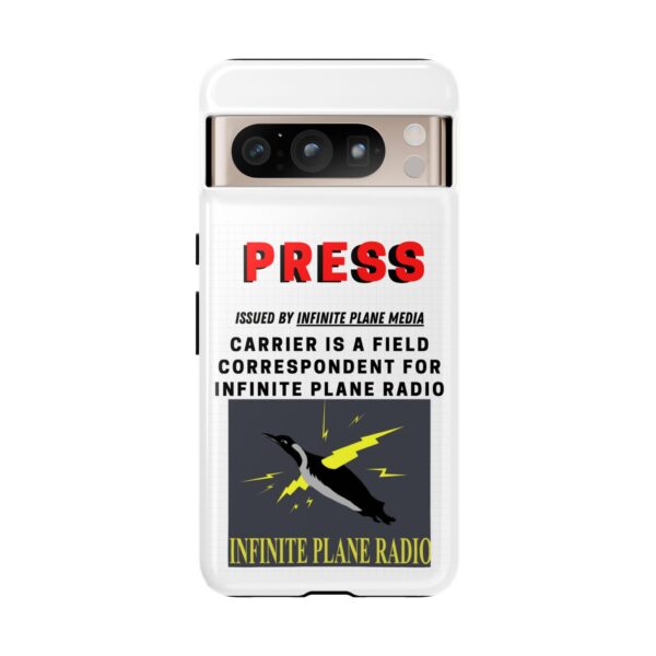 Press Badge Phone Case - Infinite Plane Radio - Image 123
