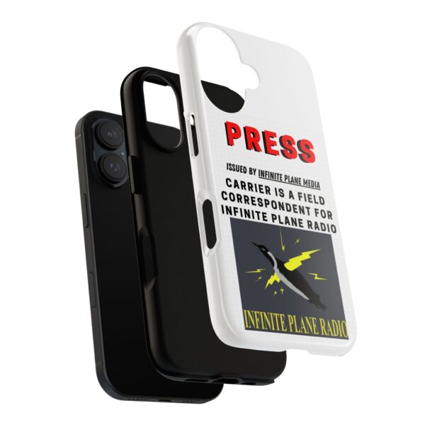 Press Badge Phone Case - Infinite Plane Radio - Image 141