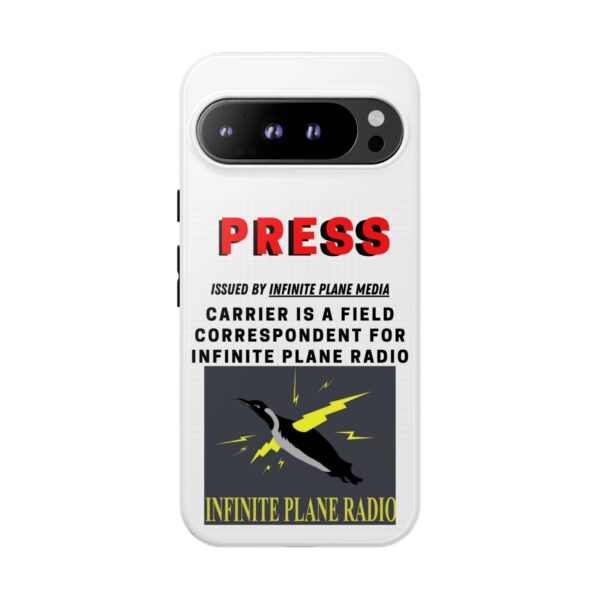 Press Badge Phone Case - Infinite Plane Radio - Image 183