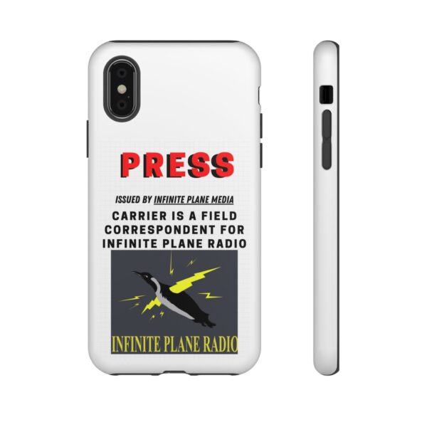 Press Badge Phone Case - Infinite Plane Radio - Image 6