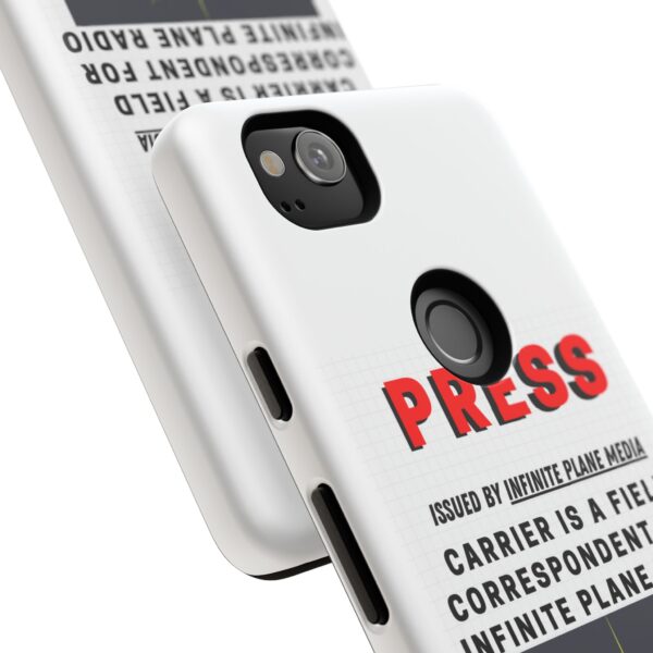Press Badge Phone Case - Infinite Plane Radio - Image 193