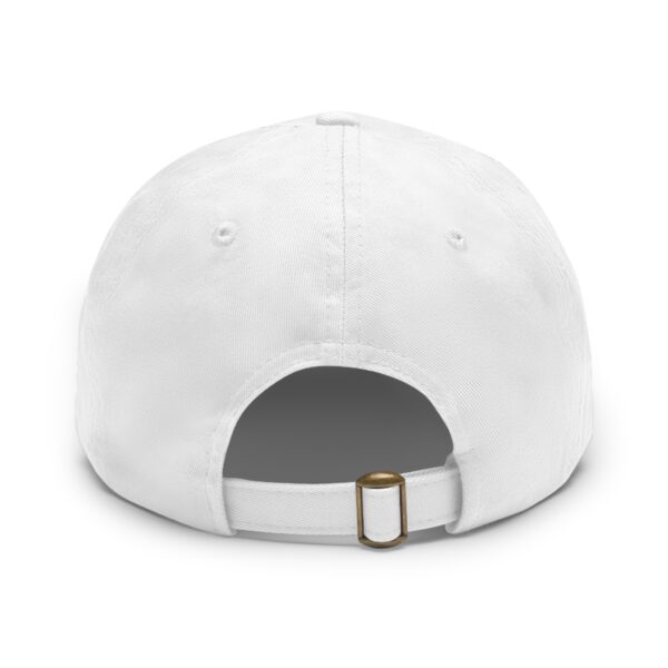 The Penguinati Design Dad Hat with Leather Patch - - Image 7