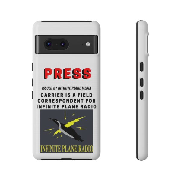 Press Badge Phone Case - Infinite Plane Radio - Image 83