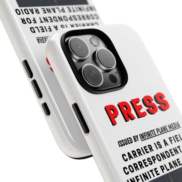 Press Badge Phone Case - Infinite Plane Radio - Image 164