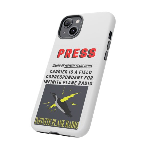 Press Badge Phone Case - Infinite Plane Radio - Image 72