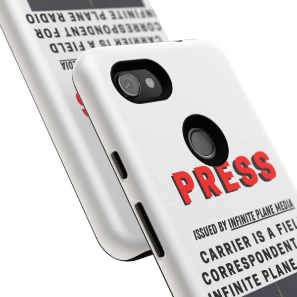 Press Badge Phone Case - Infinite Plane Radio - Image 223