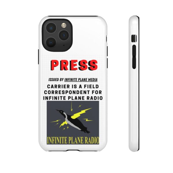 Press Badge Phone Case - Infinite Plane Radio - Image 15