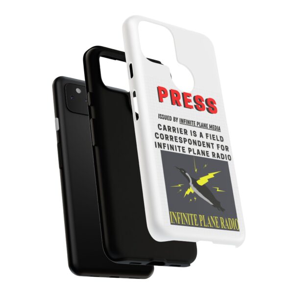 Press Badge Phone Case - Infinite Plane Radio - Image 248