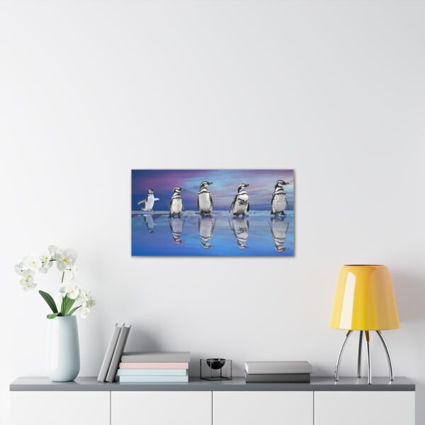 Penguin Canvas Art | Coastal Decor for Animal Lovers,  Decor, Nautical Gift, Art for Beach House - Image 3