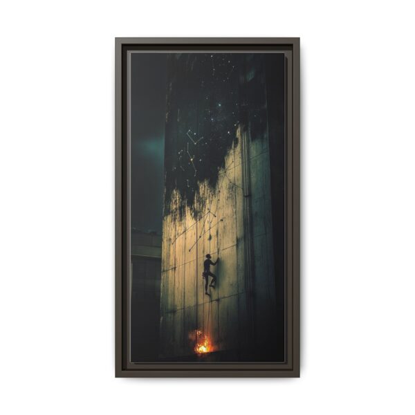 Framed Wall Art - Cosmic Climber Canvas Print - Image 5