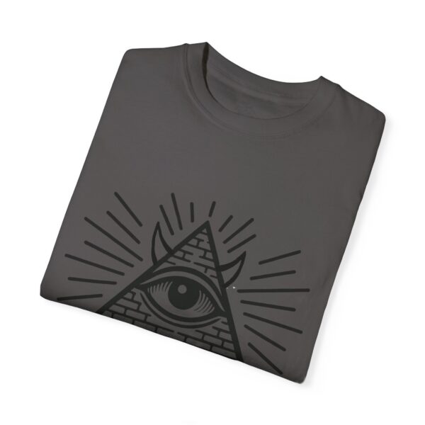 Psyop Entertainment Complex Unisex Garment-Dyed T-Shirt | Trendy Graphic Tee for Music Festivals & Casual Outings - Image 7