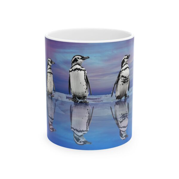 Penguin Reflections Ceramic Mug - Perfect for Animal Lovers