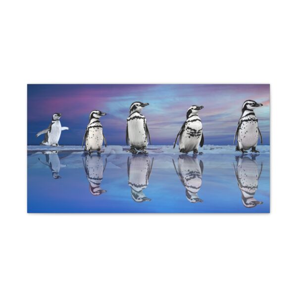 Penguin Canvas Art | Coastal Decor for Animal Lovers,  Decor, Nautical Gift, Art for Beach House