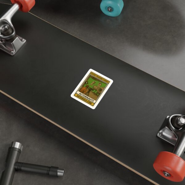 ActorNots PsyopTrading Card Sticker, Autohoax Game Design, Conspiracy Sticker, - Image 3