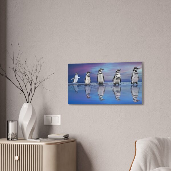 Penguin Canvas Art | Coastal Decor for Animal Lovers,  Decor, Nautical Gift, Art for Beach House - Image 4