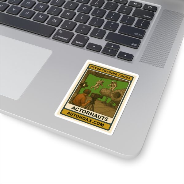 Sticker: ACTORNAUTS PSYOP Trading Card Sticker from the Autohoax Game - Image 2